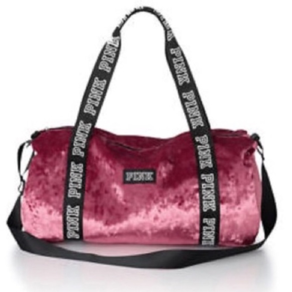 Victoria’s Secret Velvet Pink Duffle Gym bag